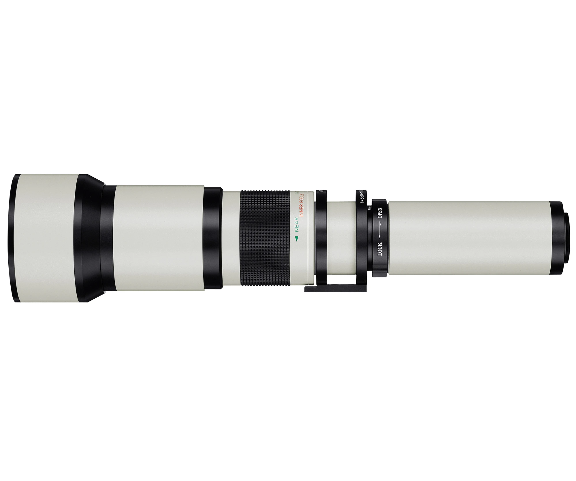 6501300mm F8.016 Super Telephoto Manual Zoom Lens + T2 Adapter For
