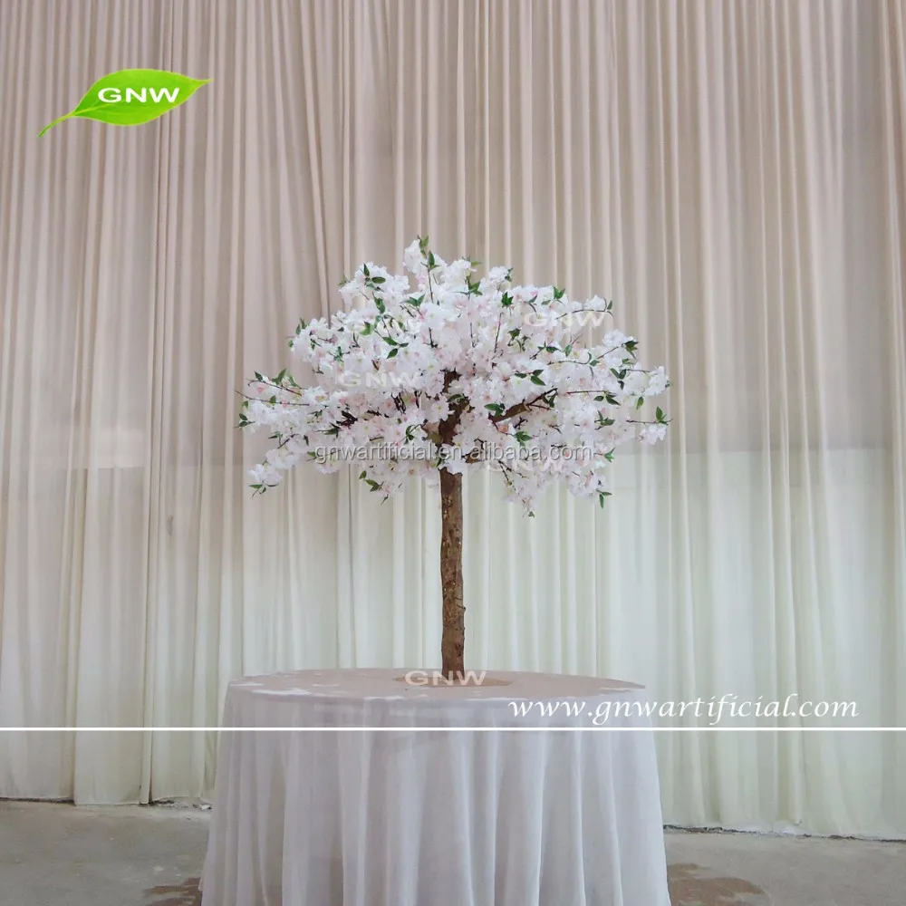 Gnw Light Pink Artificial Tree Decorate Wedding Table Blossom
