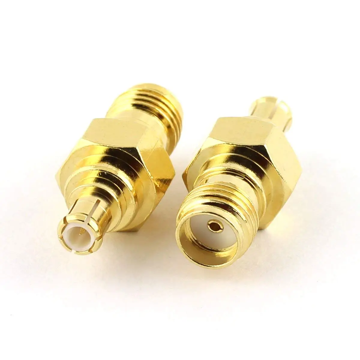 6.99. Maxmoral 2PCS SMA Female to MCX Male Connector RF Coax Coaxial Adapte...