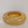 Natural Stone Yellow round Onyx Marble stone gifts