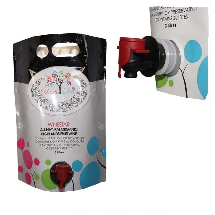 thumbnail interactive-video image 1 of 5-Pack 5L Bag-in-Box With Butterfly Tap - Reusable Drink Bags For Wine, Juice, Coffee & Beverages 1 of 13