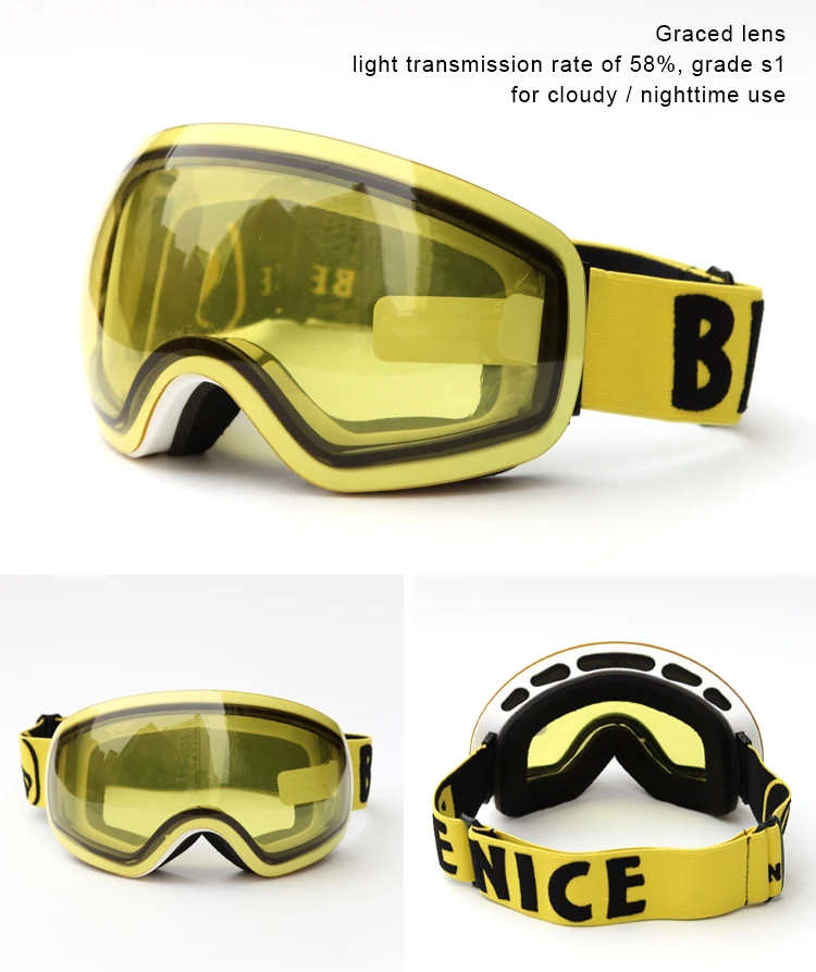 2021 Colorful Ski Goggle Manufacture Cheaper High Quality Snow Ski