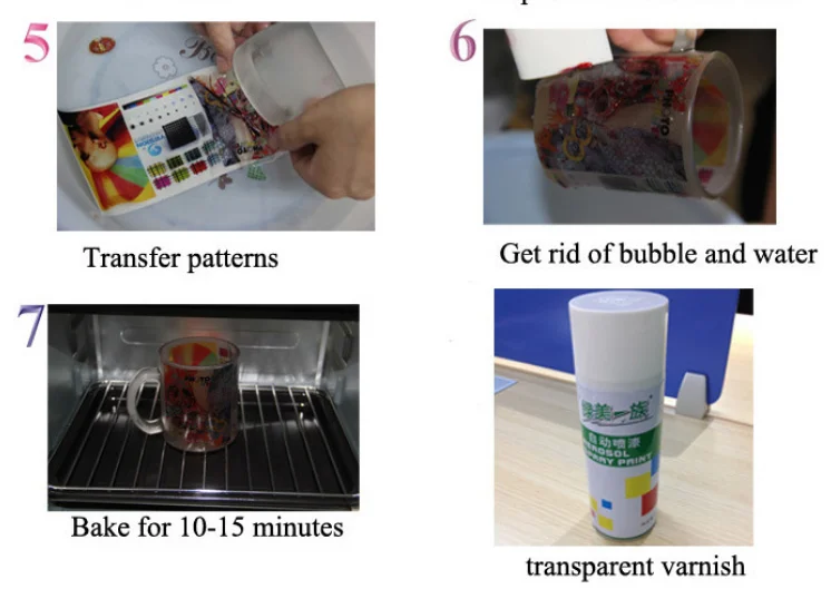 dahua Inkjet and Laser Water Transfer Slide Decal Paper