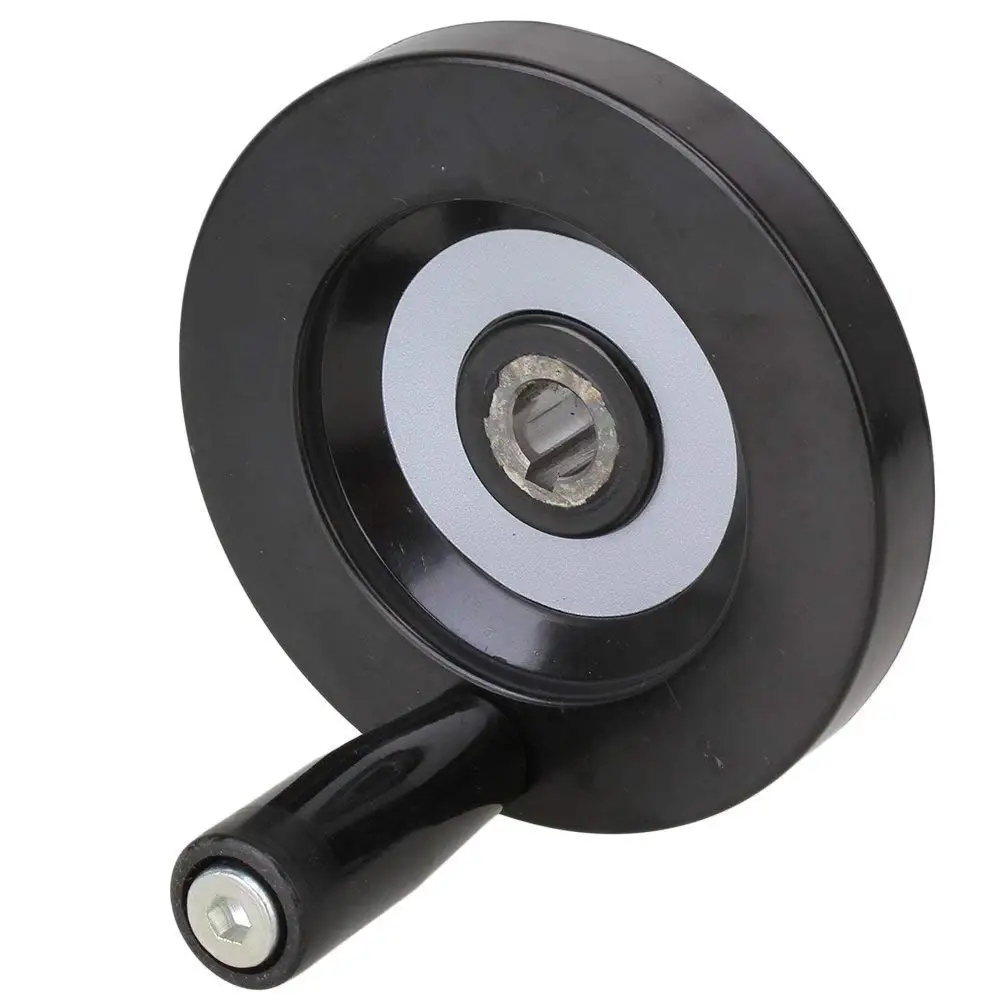 TOOGOO R 3.9 Diameter Hand Wheel w Revolving Handle for Milling Machine