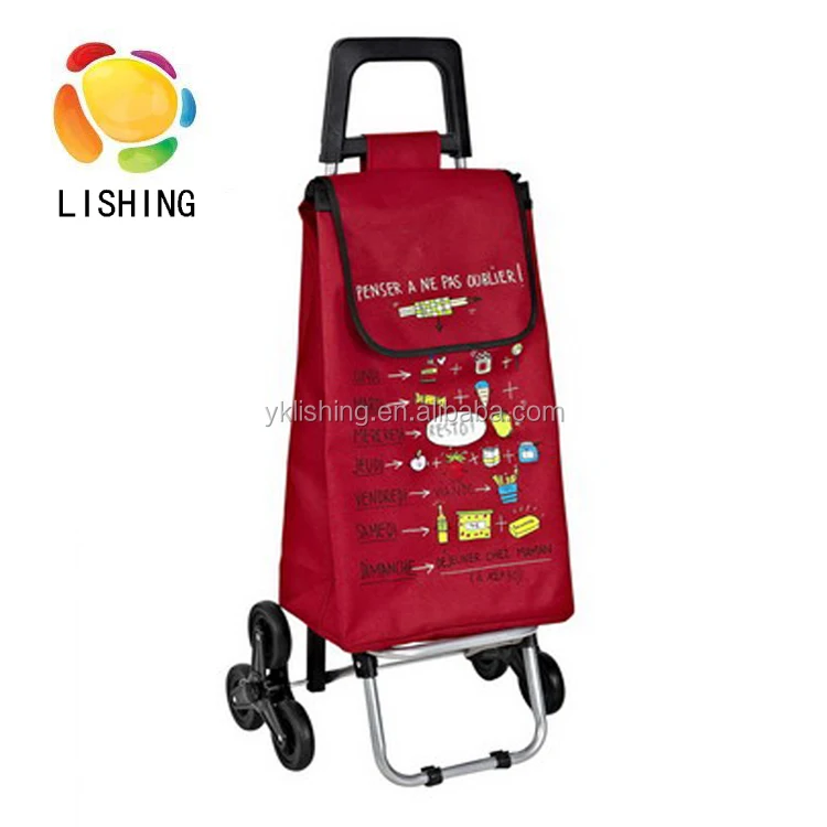 Buy EB EVER BEST Foldable Shopping Trolley Bag with wheels| Fruits &  Vegetable Cart (Blue Chess) Online at Best Prices in India - JioMart.