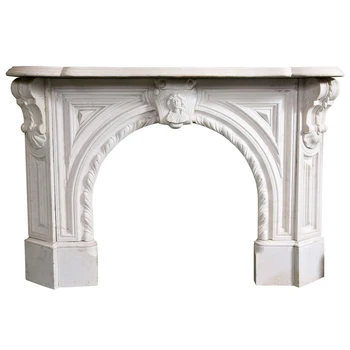 High Quality Home Decor Modern Arched Marble Fireplace Surround