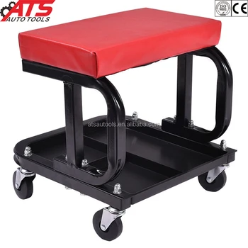 Rolling Creeper Seat Mechanic Stool Chair Repair Seat Tools Tray