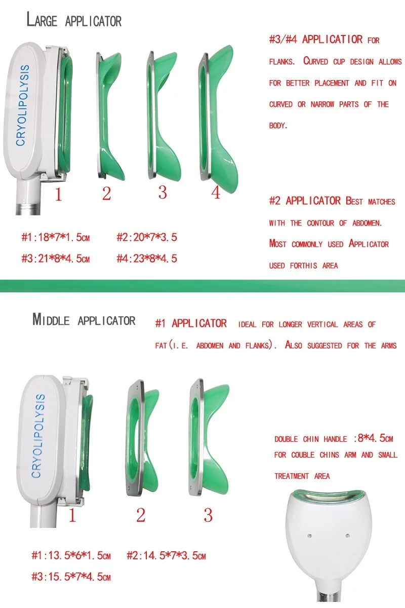 2019 ALL new 360 degree contact cooling cryolipolysis slimming machine