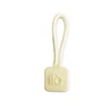 custom colored pvc d ring zipper puller
