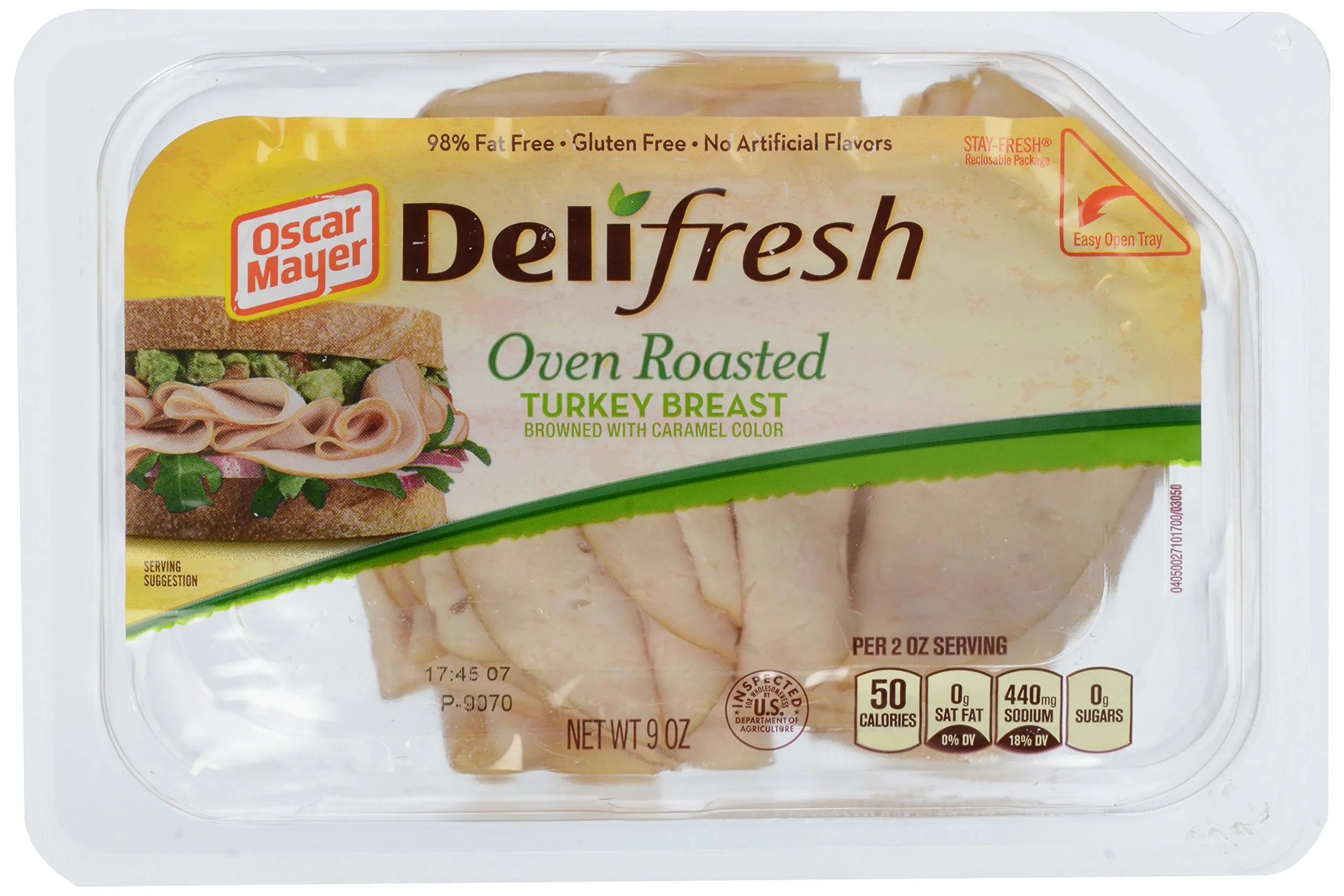 Buy Oscar Mayer Oven Roasted Shaved White Turkey Cold Cuts ...