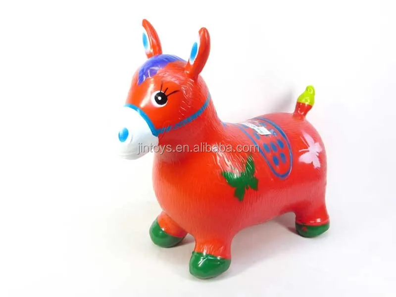 Tiup Melompat Kuda Warna Warni Gambar Hewan Mainan En71