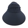 Cool sun cap sun visor golf cap hat wide brim fish hat women foldable sport cap