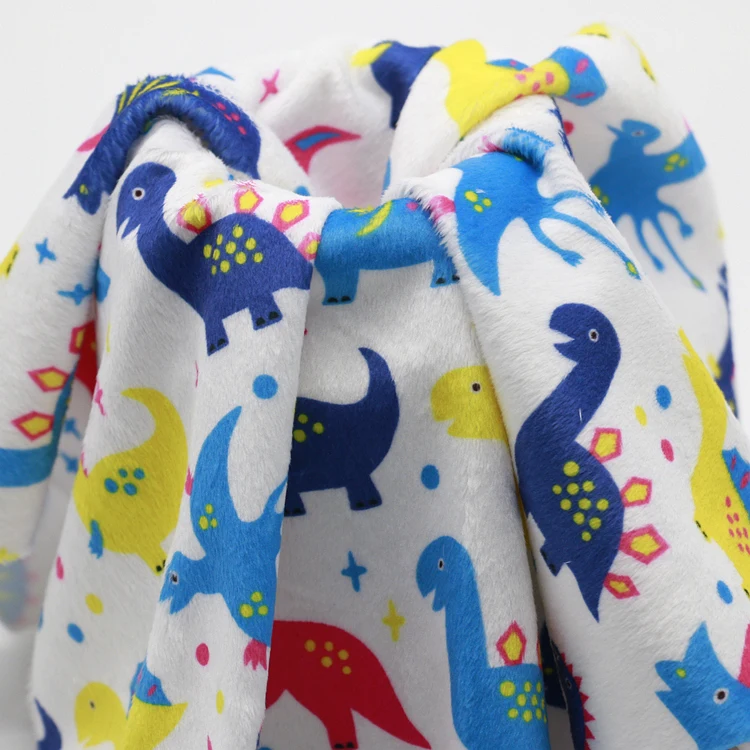 10mts Moq Customized Designs Printed Super Soft Minky Fabric - Buy ...
