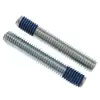 Galvanized Steel Thread Stud Bolt M5 Rod Headless Blue Nylock Locking