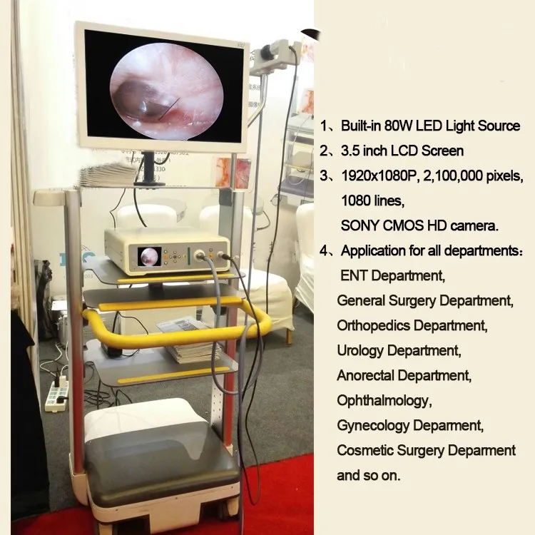 Medical Ccd Camera Endoscopy System Msled01 Hd Endoscope Camera And Led