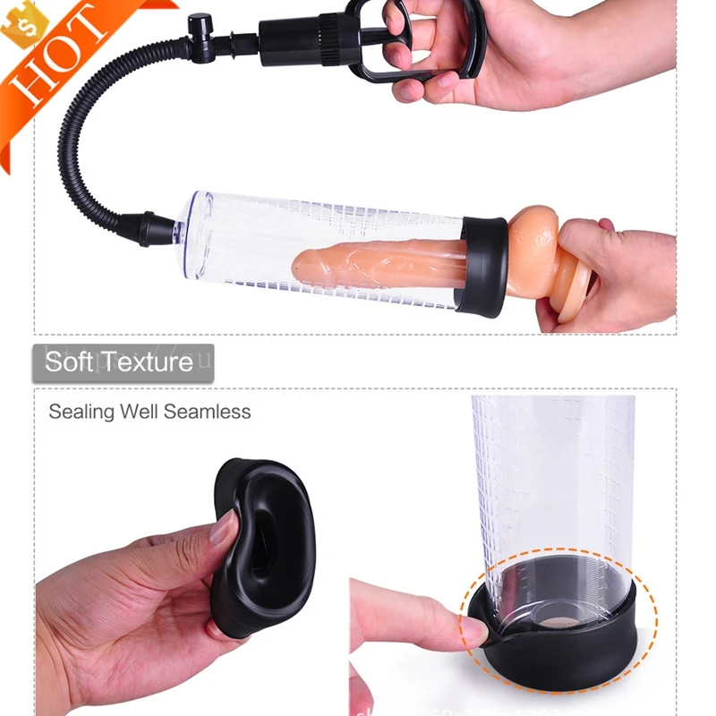 Power Man soft enlargement Penis Pump Enlargement Vacuum