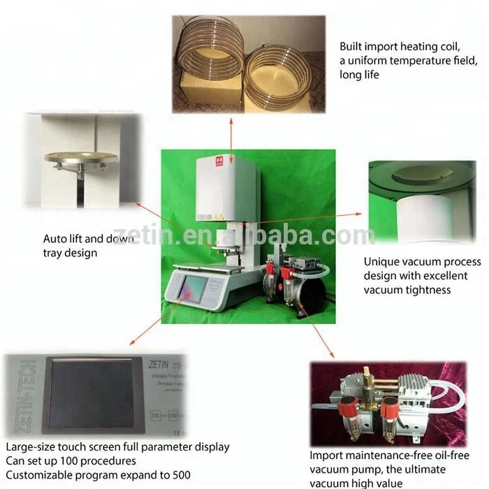 Zetin Dental Laboratory Furnace / Vacuum Porcelain Furnace Used For Ceramic Buy Small Lab