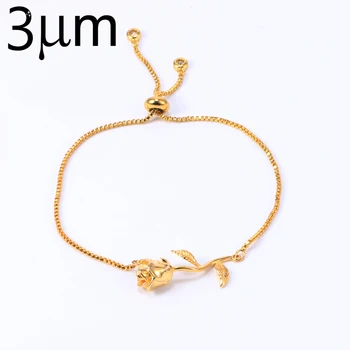 Por Whole Festival Items Personalized Jewelry Rose Bracelet Por Whole Festival Items Personalized Jewelry Rose Bracelet Charm Gold