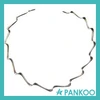 Sterling Silver 925 Squiggle Rigid Neck Collar Necklace