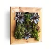 wall-mounted wooden flower pot wooden flower box outdoor wall deco