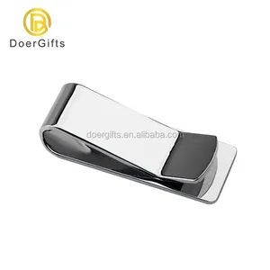 Metal Stainless Steel Money Clips Wholesale Customized High Quality Blank Custom Parts Money Clip - 