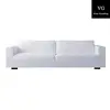 Divan furniture high end elegant brown button tufted comfortable sleeper couches sofa/living room furniture 3 seat chesterfield