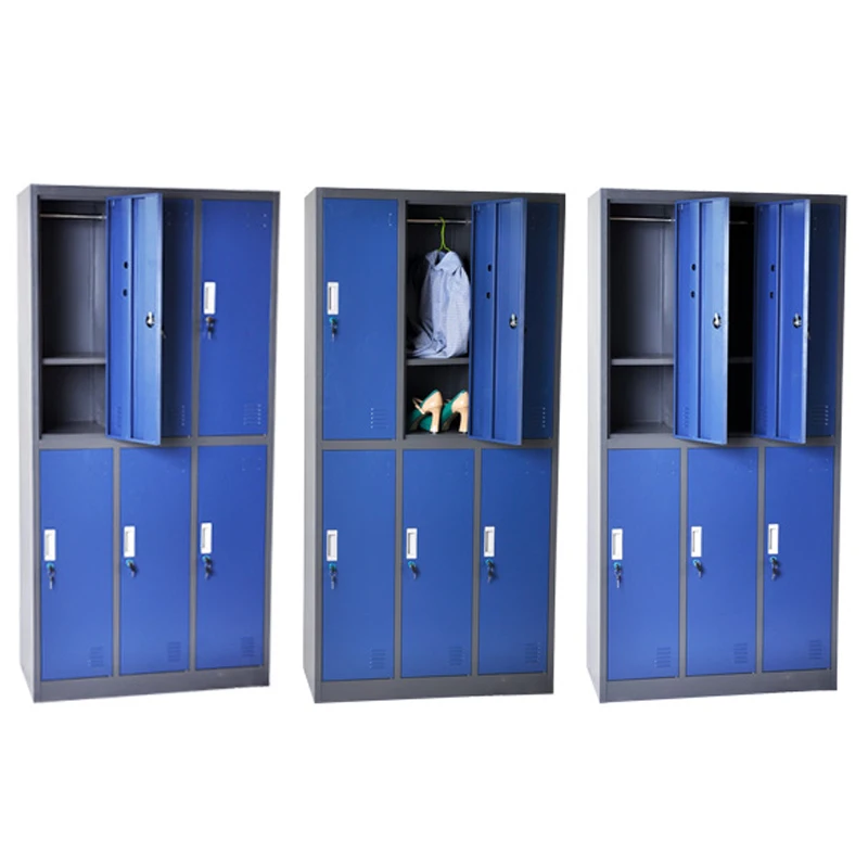 6 Door Blue Color Metal Used School Lockers For Sale Buy Used School