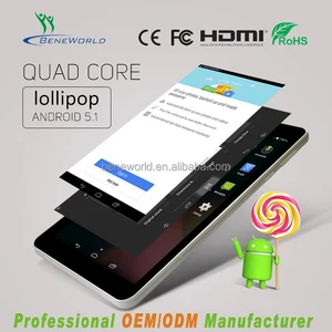 4G FDD/TDD LTE tablet with Android 5.0 O/S