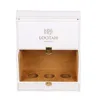 Harwoo perfume packaging box for gift unique design leather box for perfume