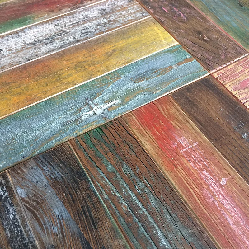 Reclaimed Elm Multicolor Pine Parquet Flooring Blocks Buy
