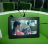 Wall mounted or desktops put 10 inch push button LCD video player for advertising
