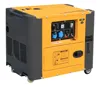 New model 220V50hz electric start 100% copper 188FA diesel engine 6kw silent diesel generator