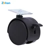 2 inches flat nylon casters