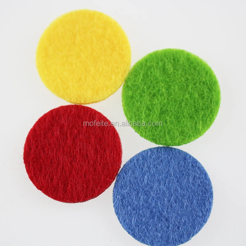 3cm Diameter Car Air Freshener Felt Color Pads With Vent Clip Buy Felt Color Pads,Car Air