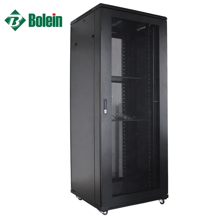 19in Cheap Price Oem Perforated Door Assembled Vertical Communication Network Cabinet 32u 37u 4548