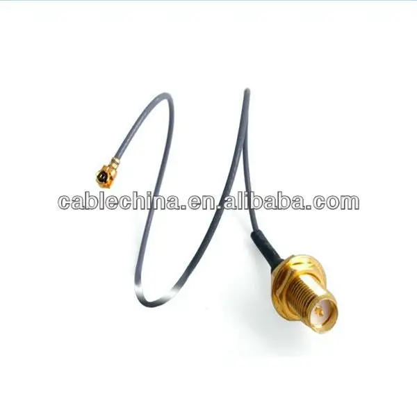 2X U.FL Mini PCI to RP-SMA Pigtail Antenna WiFi Cable