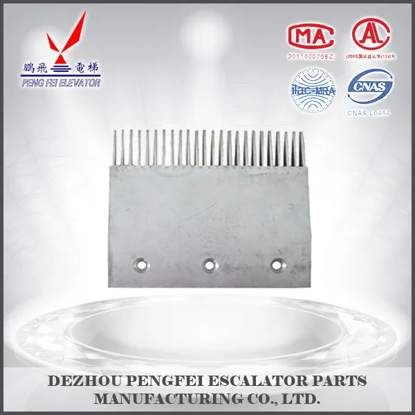 Aluminiumcomb plate for thyssenkrupp escalator parts
