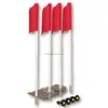 ABS Portable Pole Corner Flag Set--Set of 4