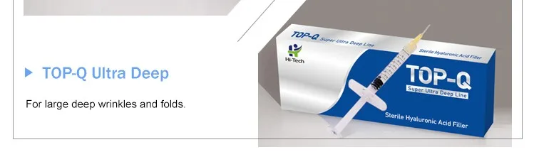 Top-Q super ultra deep line 2ML hyaluronic acid dermal fillers benefits in skin care