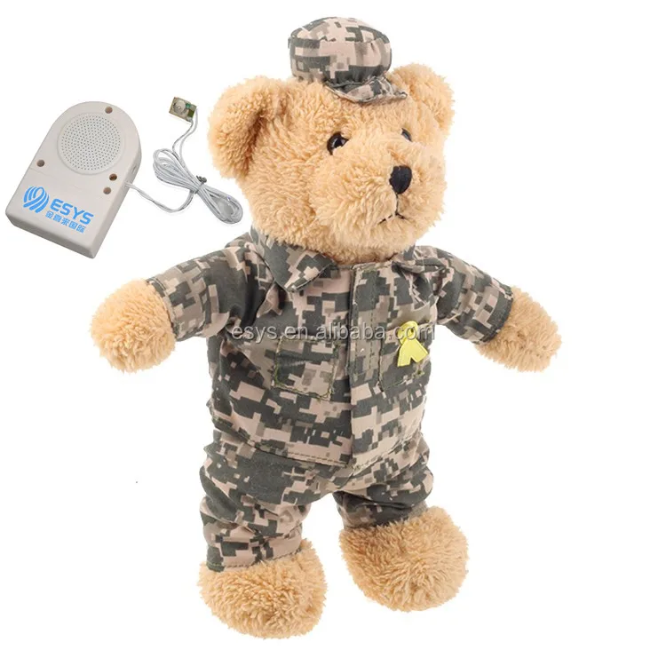 custom voice teddy bear