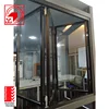 Aluminum slim trim folding window for interior usage only