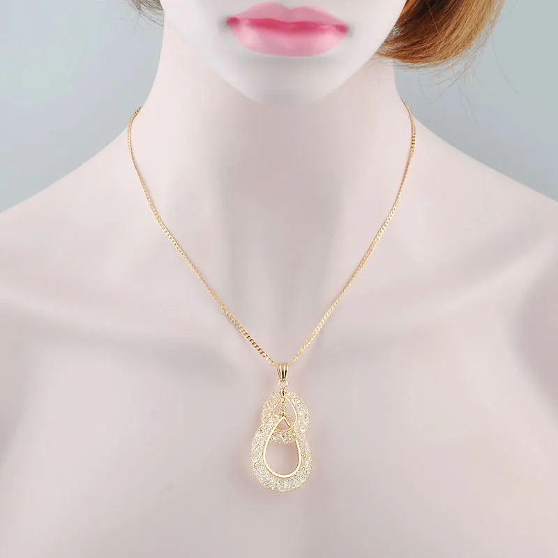 Top Selling Metal Net Jewelry Crystal Pendant Mesh Necklace Buy Mesh