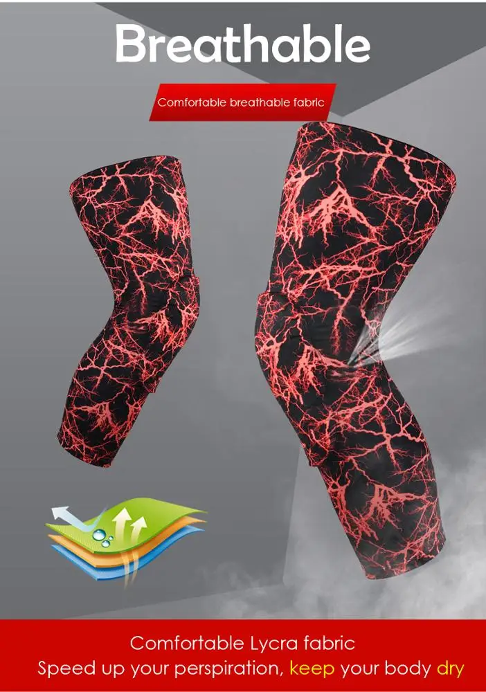 Custom Basketball Knee Pads Protector Sports Safety Knee Calf