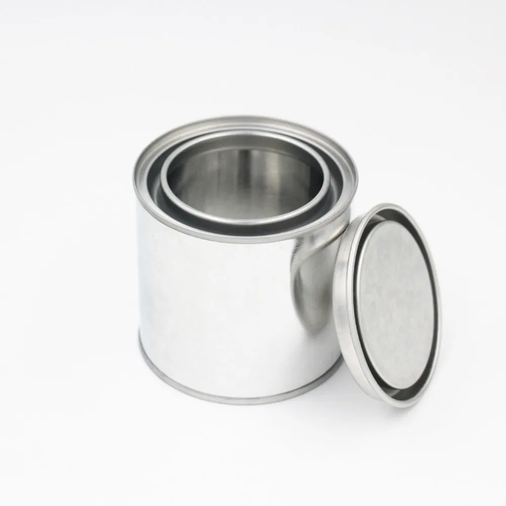 100ml-2lround Empty Metal Adhesive Tin Can Chemical Bucket With Lever ...