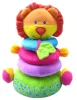 Plush stuffed Stacking Rings Cotton Stacker Set Toy for baby education