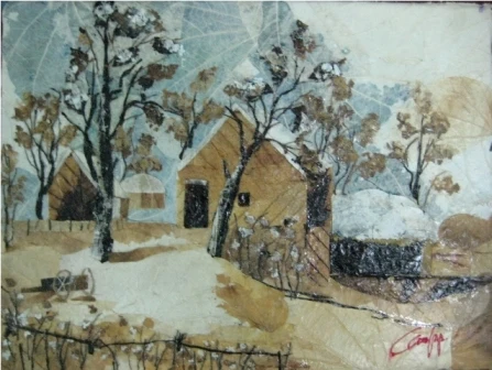 صور خلابة  - صفحة 2 Winter-landscape-paintings