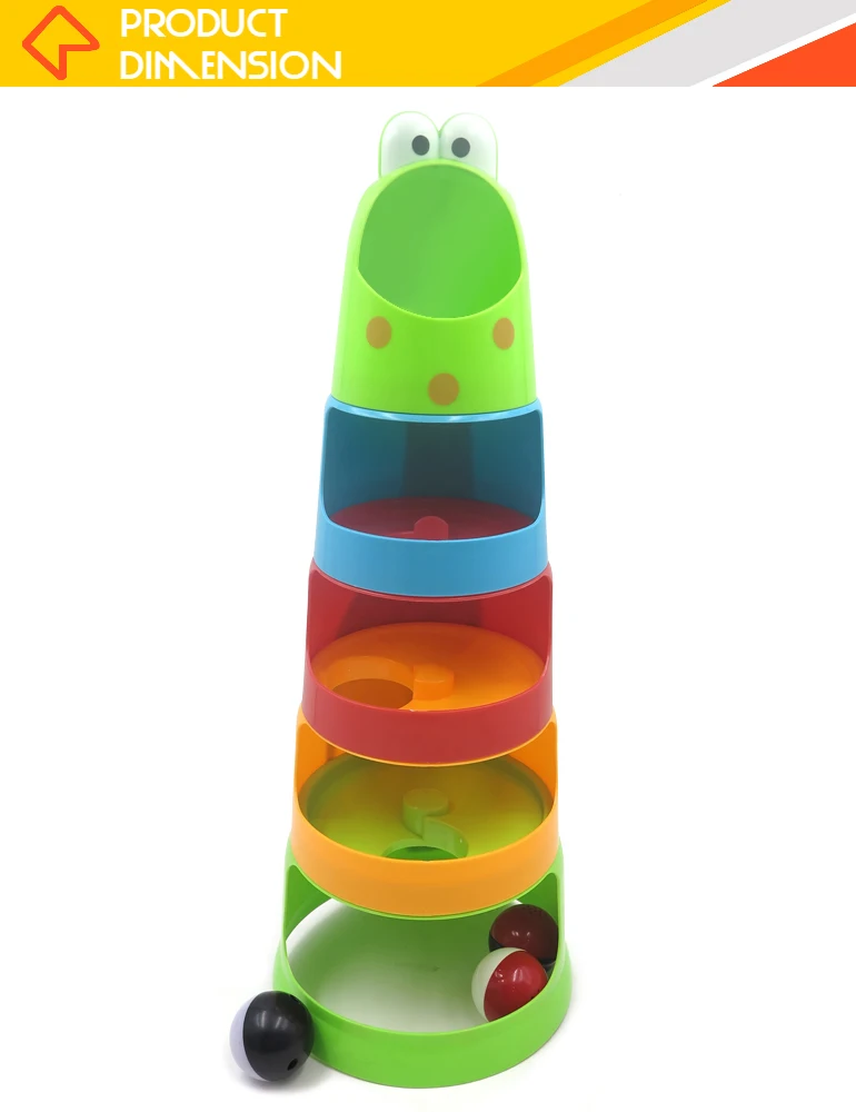 Educational Baby Toys Baby Plastic Stack Cup Toys With Drop Ball & Light Oc0178196 Buy Stack