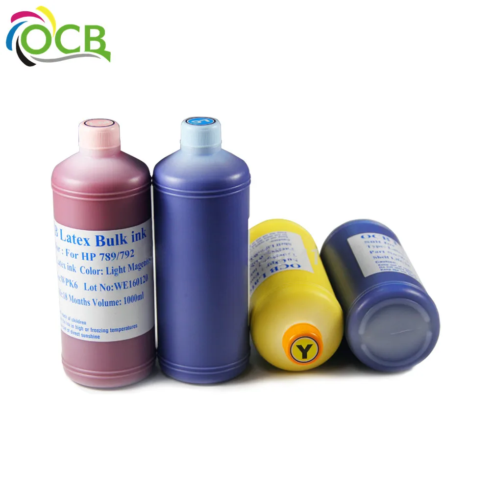 Ocbestjet 6 Colors Genuine Latex Ink For Hp 789 831 Printer L25500 310