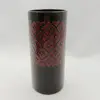 China supplier customized tabletop ceramic vase with bronze lion head