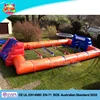 High quality PVC material interesting inflatable soap football field for sale